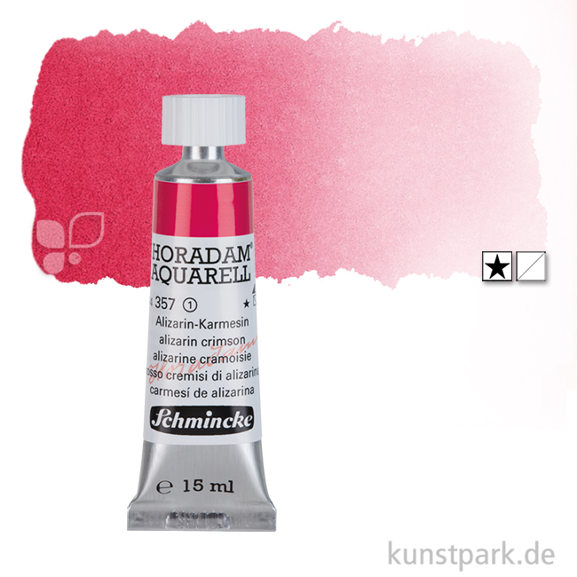 Artikelbild 1 des Artikels “Schmincke HORADAM Aquarellfarben Tube 15 ml | 357 Alizarin-Karmesin“