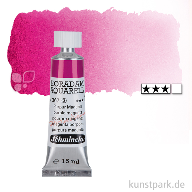 Artikelbild 1 des Artikels “Schmincke HORADAM Aquarellfarben Tube 15 ml | 367 Purpur Magenta“