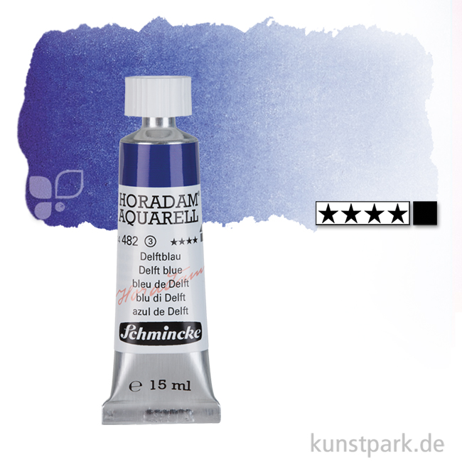 Artikelbild 1 des Artikels “Schmincke HORADAM Aquarellfarben Tube 15 ml | 482 Delftblau“