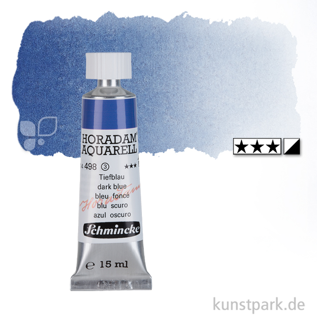 Artikelbild 1 des Artikels “Schmincke HORADAM Aquarellfarben Tube 15 ml | 498 Tiefblau Indigo“