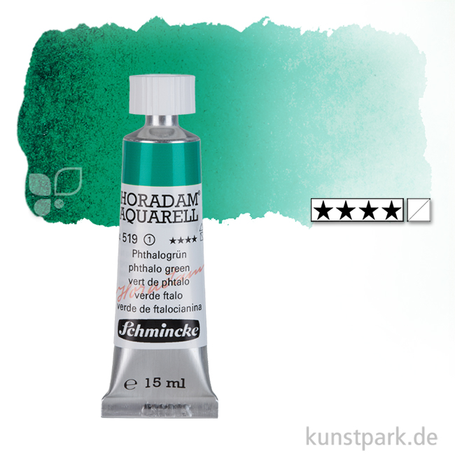 Artikelbild 1 des Artikels “Schmincke HORADAM Aquarellfarben Tube 15 ml | 519 Phthalogrün“