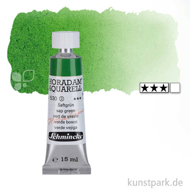 Artikelbild 1 des Artikels “Schmincke HORADAM Aquarellfarben Tube 15 ml | 530 Saftgrün“
