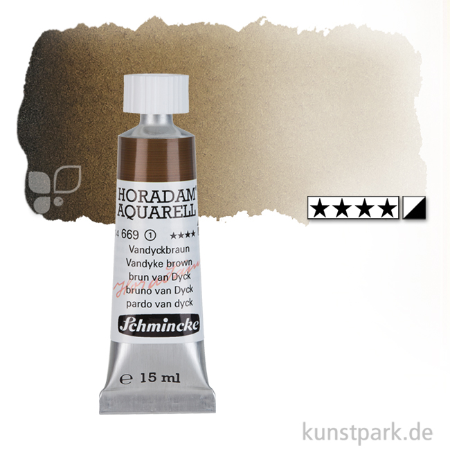 Artikelbild 1 des Artikels “Schmincke HORADAM Aquarellfarben Tube 15 ml | 669 Vandyckbraun“