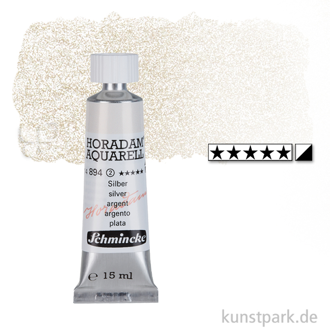 Artikelbild 1 des Artikels “Schmincke HORADAM Aquarellfarben Tube 15 ml | 894 Silber“