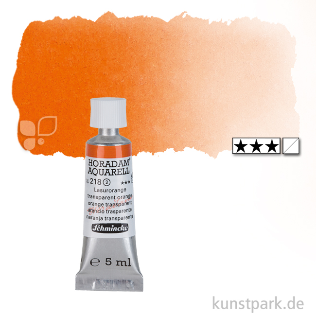 Artikelbild 1 des Artikels “Schmincke HORADAM Aquarellfarben Tube 5 ml | 218 Lasurorange“