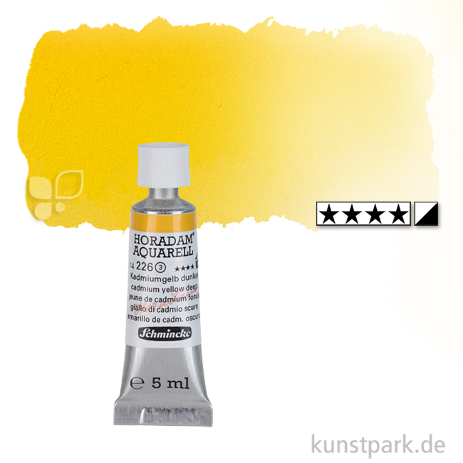 Artikelbild 1 des Artikels “Schmincke HORADAM Aquarellfarben Tube 5 ml | 226 Kadmiumgelb dunkel“