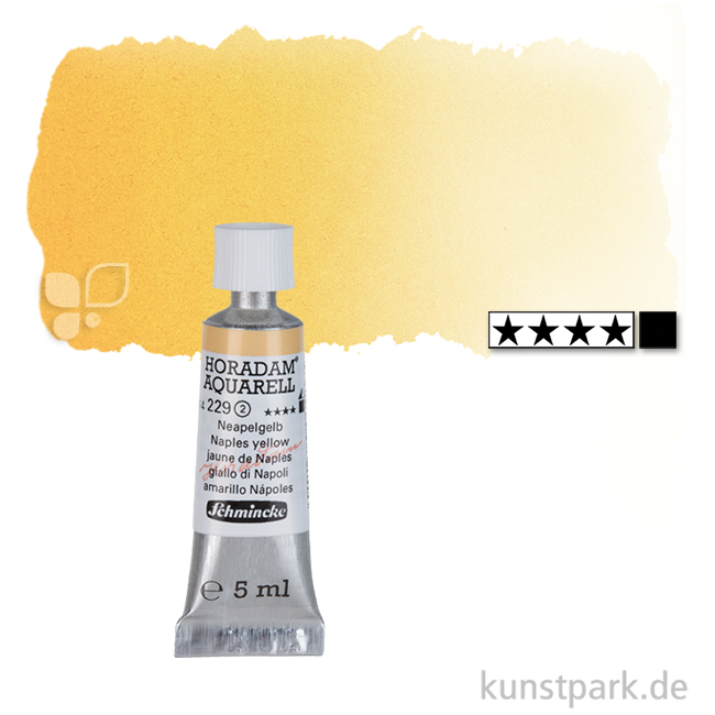 Artikelbild 1 des Artikels “Schmincke HORADAM Aquarellfarben Tube 5 ml | 229 Neapelgelb“