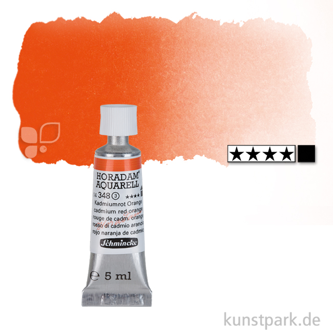 Artikelbild 1 des Artikels “Schmincke HORADAM Aquarellfarben Tube 5 ml | 348 Kadmiumrot orange“