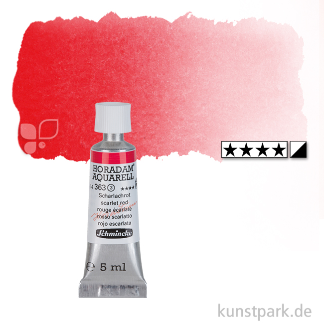 Artikelbild 1 des Artikels “Schmincke HORADAM Aquarellfarben Tube 5 ml | 363 Scharlachrot“