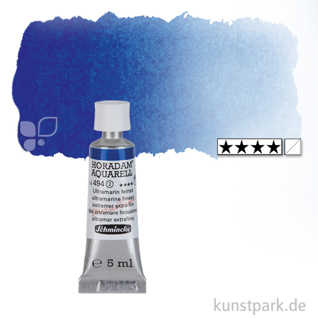 Artikelbild 1 des Artikels “Schmincke HORADAM Aquarellfarben Tube 5 ml | 494 Ultramarin feinst“