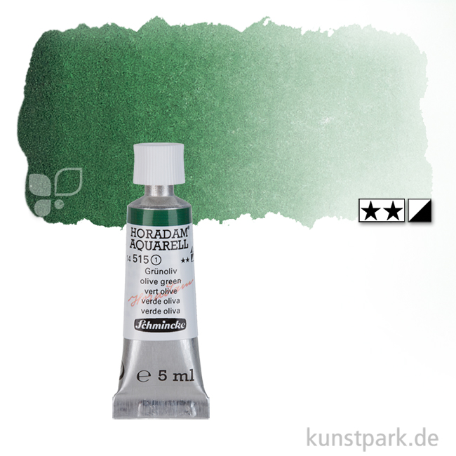 Artikelbild 1 des Artikels “Schmincke HORADAM Aquarellfarben Tube 5 ml | 515 Grünoliv“