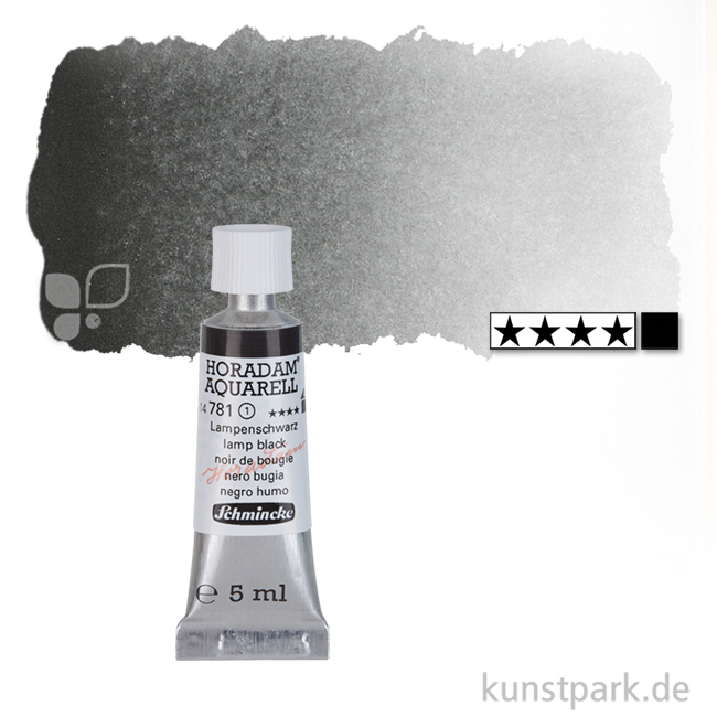 Artikelbild 1 des Artikels “Schmincke HORADAM Aquarellfarben Tube 5 ml | 781 Lampenschwarz“