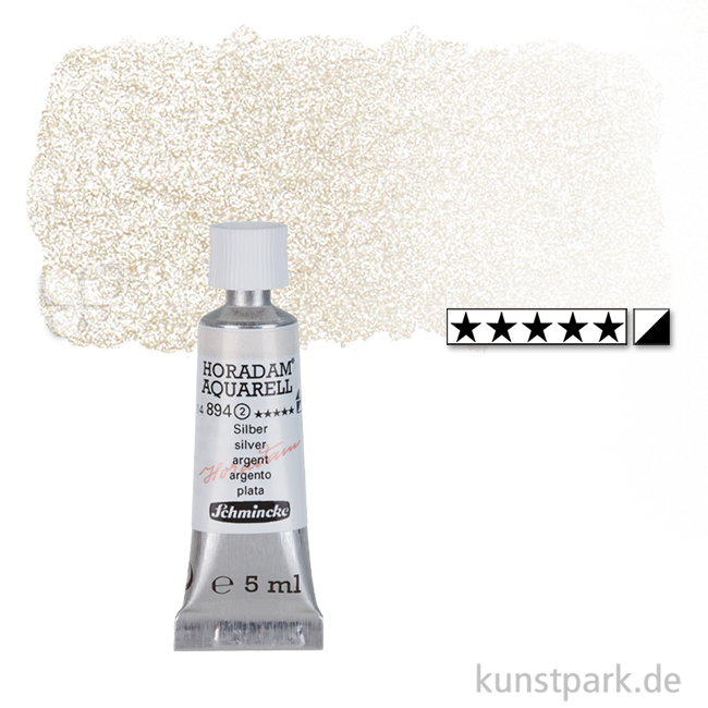Artikelbild 1 des Artikels “Schmincke HORADAM Aquarellfarben Tube 5 ml | 894 Silber“