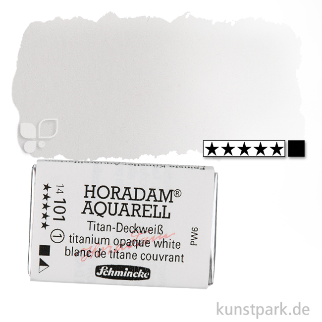 Artikelbild 1 des Artikels “Schmincke HORADAM Aquarellfarben 1/1 Napf | 101 Titan Deckweiß“