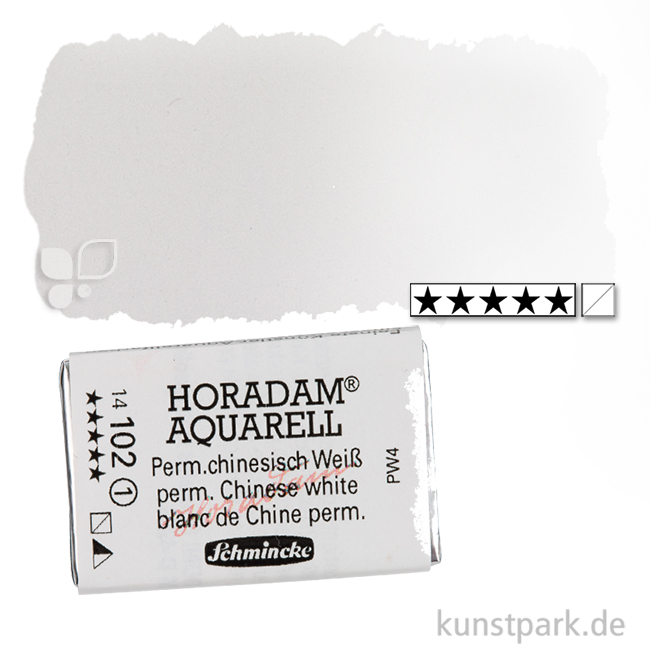 Artikelbild 1 des Artikels “Schmincke HORADAM Aquarellfarben 1/1 Napf | 102 Perm. Chinesisches Weiß“
