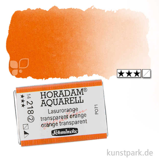 Artikelbild 1 des Artikels “Schmincke HORADAM Aquarellfarben 1/1 Napf | 218 Lasurorange“