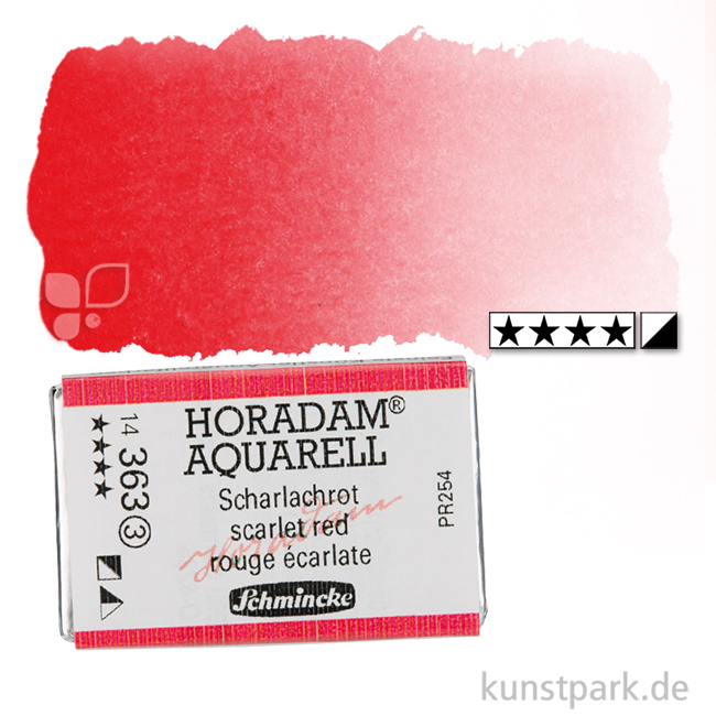 Artikelbild 1 des Artikels “Schmincke HORADAM Aquarellfarben 1/1 Napf | 363 Scharlachrot“