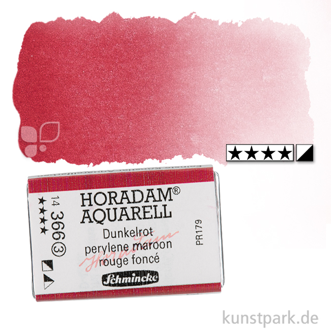 Artikelbild 1 des Artikels “Schmincke HORADAM Aquarellfarben 1/1 Napf | 366 Dunkelrot“