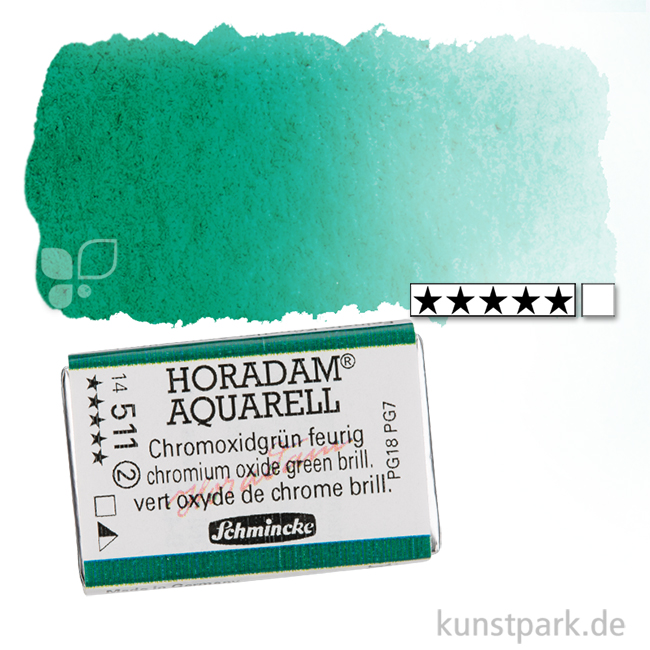 Artikelbild 1 des Artikels “Schmincke HORADAM Aquarellfarben 1/1 Napf | 511 Chromoxidgrün feurig“