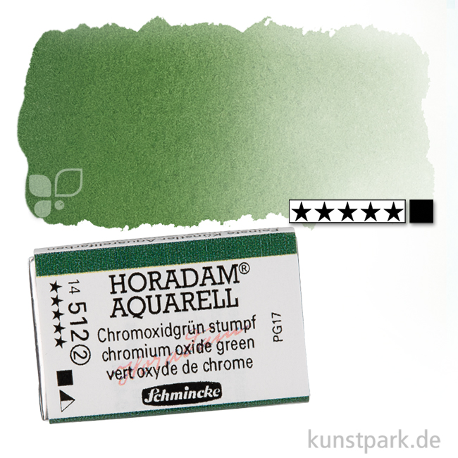 Artikelbild 1 des Artikels “Schmincke HORADAM Aquarellfarben 1/1 Napf | 512 Chromoxidgrün stumpf“
