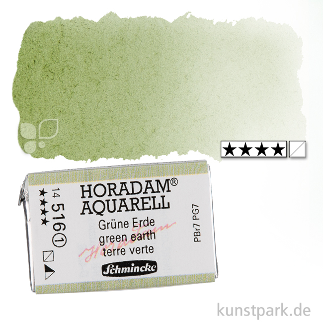 Artikelbild 1 des Artikels “Schmincke HORADAM Aquarellfarben 1/1 Napf | 516 Grüne Erde“
