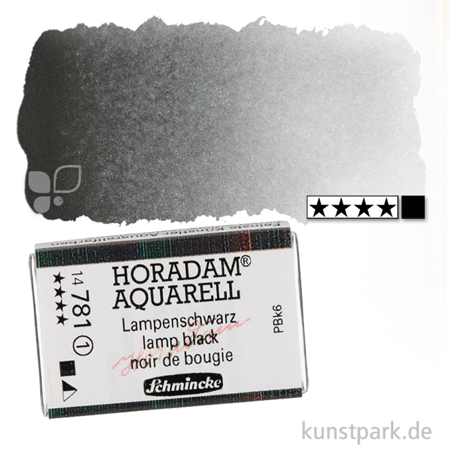 Artikelbild 1 des Artikels “Schmincke HORADAM Aquarellfarben 1/1 Napf | 781 Lampenschwarz“