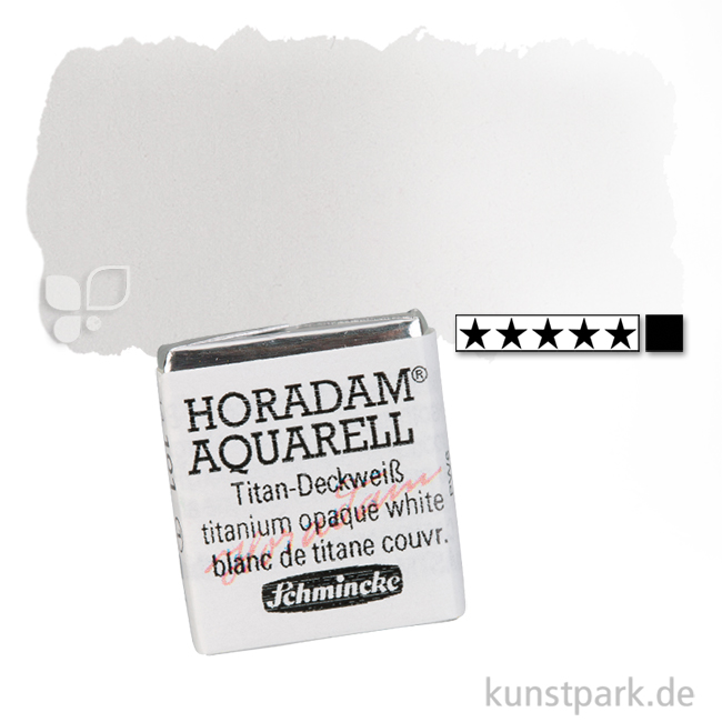 Artikelbild 1 des Artikels “Schmincke HORADAM Aquarellfarben 1/2 Napf | 101 Titan Deckweiß“