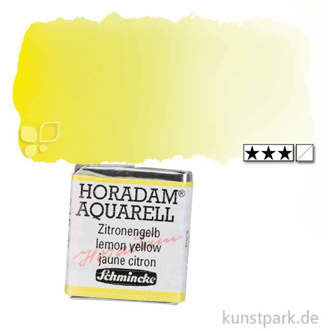 Artikelbild 1 des Artikels “Schmincke HORADAM Aquarellfarben 1/2 Napf | 215 Zitronengelb“