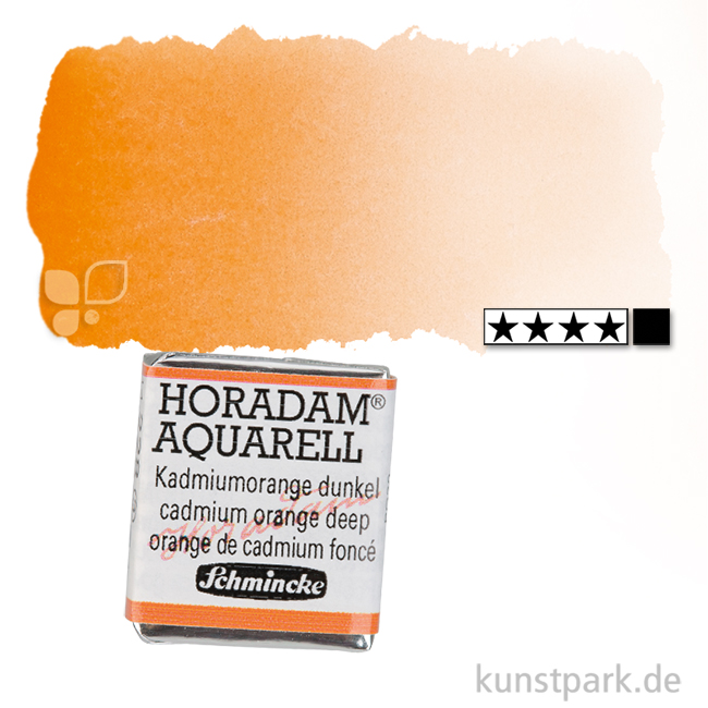 Artikelbild 1 des Artikels “Schmincke HORADAM Aquarellfarben 1/2 Napf | 228 Kadmiumorange dunkel“