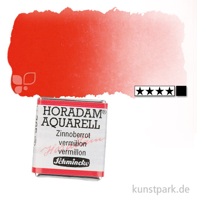 Artikelbild 1 des Artikels “Schmincke HORADAM Aquarellfarben 1/2 Napf | 365 Zinnoberrot“
