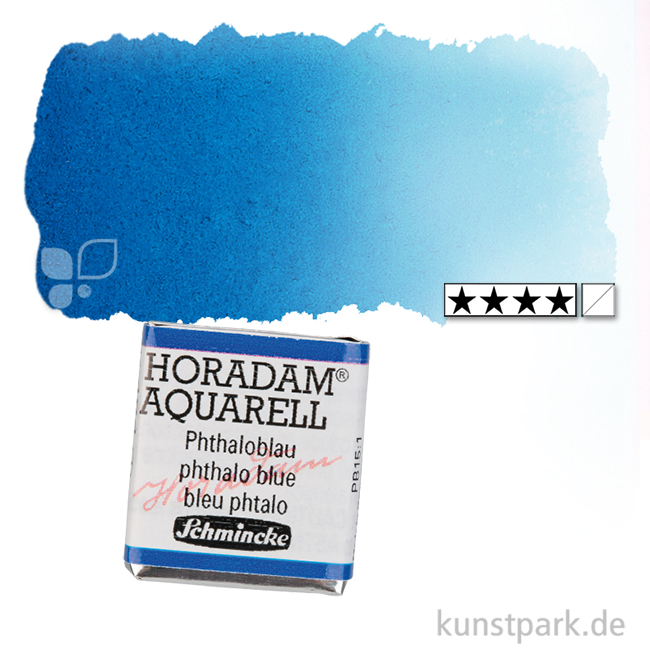 Artikelbild 1 des Artikels “Schmincke HORADAM Aquarellfarben 1/2 Napf | 484 Phthaloblau“