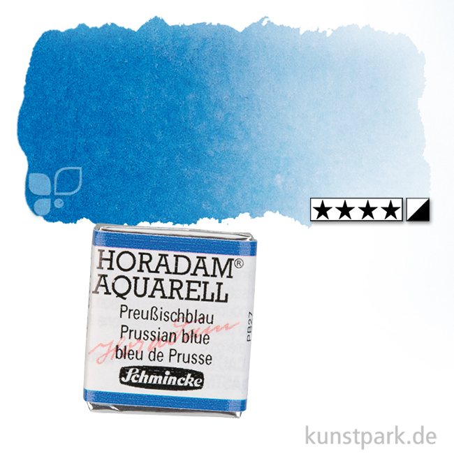 Artikelbild 1 des Artikels “Schmincke HORADAM Aquarellfarben 1/2 Napf | 492 Preußischblau“
