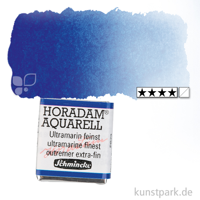 Artikelbild 1 des Artikels “Schmincke HORADAM Aquarellfarben 1/2 Napf | 494 Ultramarin feinst“