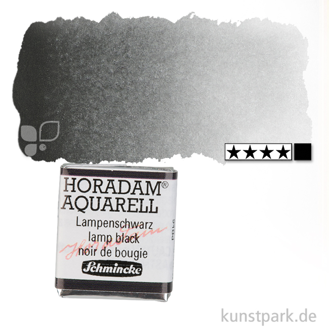 Artikelbild 1 des Artikels “Schmincke HORADAM Aquarellfarben 1/2 Napf | 781 Lampenschwarz“