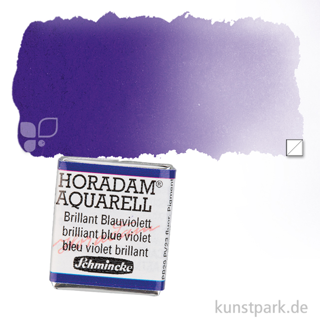 Artikelbild 1 des Artikels “Schmincke HORADAM Aquarellfarben 1/2 Napf | 910 Brillant Blauviolett“