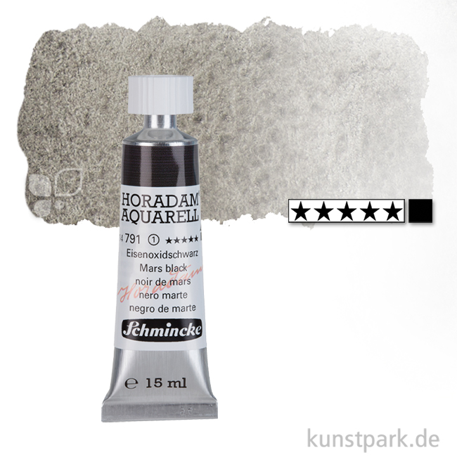 Artikelbild 1 des Artikels “Schmincke HORADAM Aquarellfarben Tube 15 ml | 791 Eisenoxidschwarz“