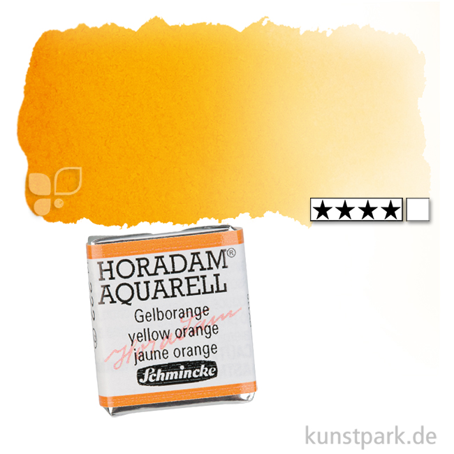 Artikelbild 1 des Artikels “Schmincke HORADAM Aquarellfarben 1/2 Napf | 222 Gelborange“
