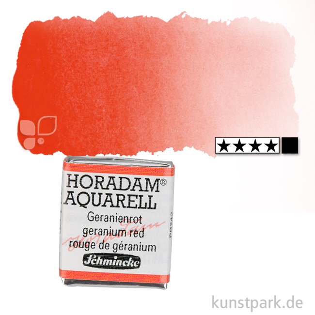 Artikelbild 1 des Artikels “Schmincke HORADAM Aquarellfarben 1/2 Napf | 342 Zinnoberrot hell“