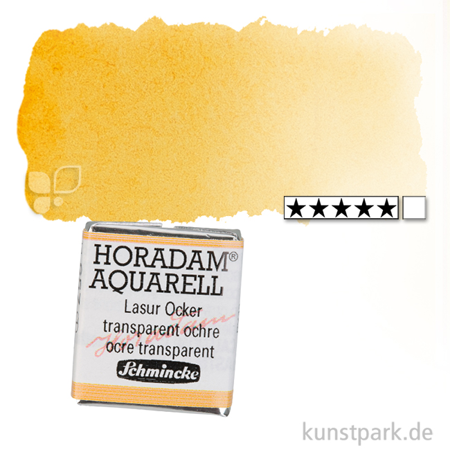 Artikelbild 1 des Artikels “Schmincke HORADAM Aquarellfarben 1/2 Napf | 657 Lasur Ocker“