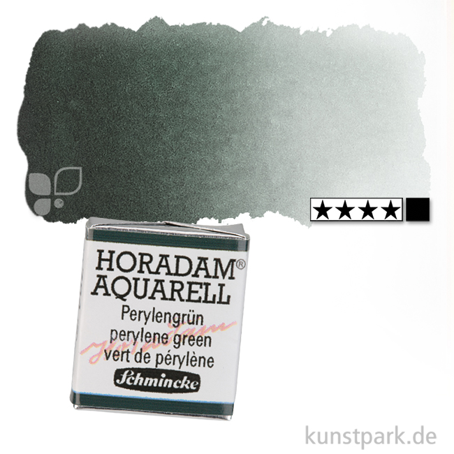 Artikelbild 1 des Artikels “Schmincke HORADAM Aquarellfarben 1/2 Napf | 784 Perylengrün“