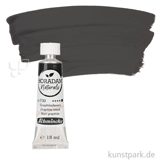Artikelbild 1 des Artikels “Schmincke HORADAM Naturals Wasserfarben, 15 ml Tube | Graphitschwarz“