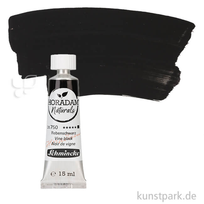 Artikelbild 1 des Artikels “Schmincke HORADAM Naturals Wasserfarben, 15 ml Tube | Rebenschwarz“