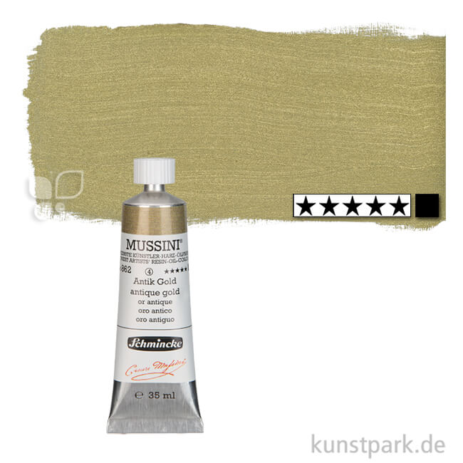 Artikelbild 1 des Artikels “Schmincke MUSSINI Ölfarben Gold 35 ml Tube | 862 Antik Gold“