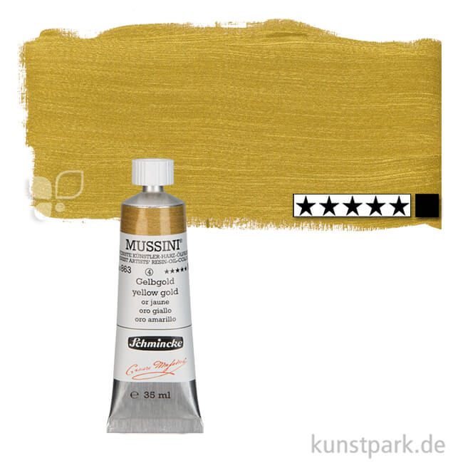 Artikelbild 1 des Artikels “Schmincke MUSSINI Ölfarben Gold 35 ml Tube | 863 Gelbgold“