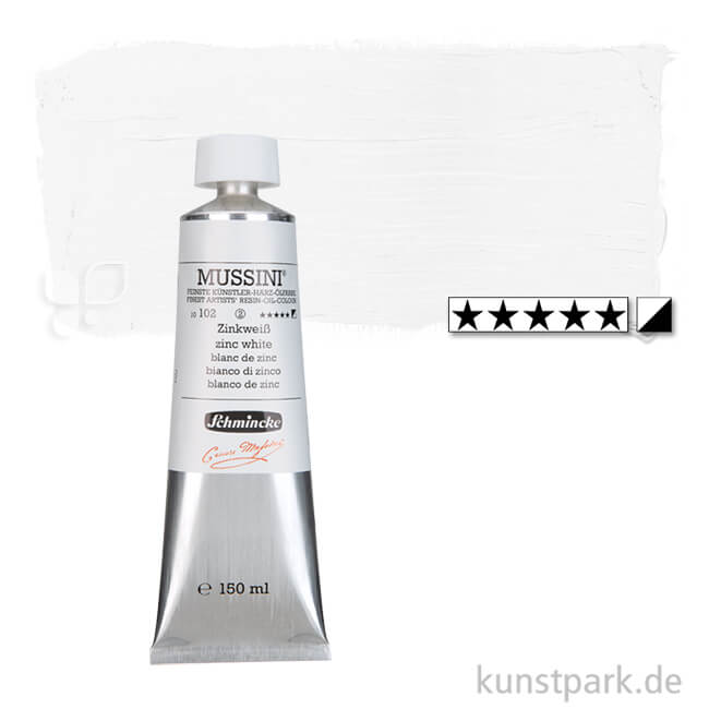 Artikelbild 1 des Artikels “Schmincke MUSSINI Ölfarben 150 ml | 102 Zinkweiß“