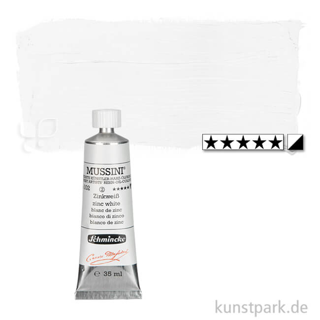 Artikelbild 1 des Artikels “Schmincke MUSSINI Ölfarben 35 ml | 102 Zinkweiß“