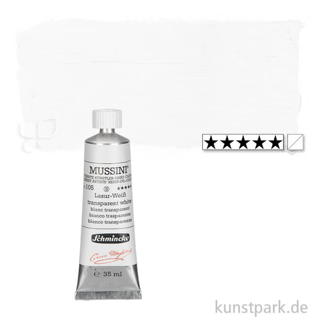 Artikelbild 1 des Artikels “Schmincke MUSSINI Ölfarben 35 ml | 105 Lasur-Weiß“