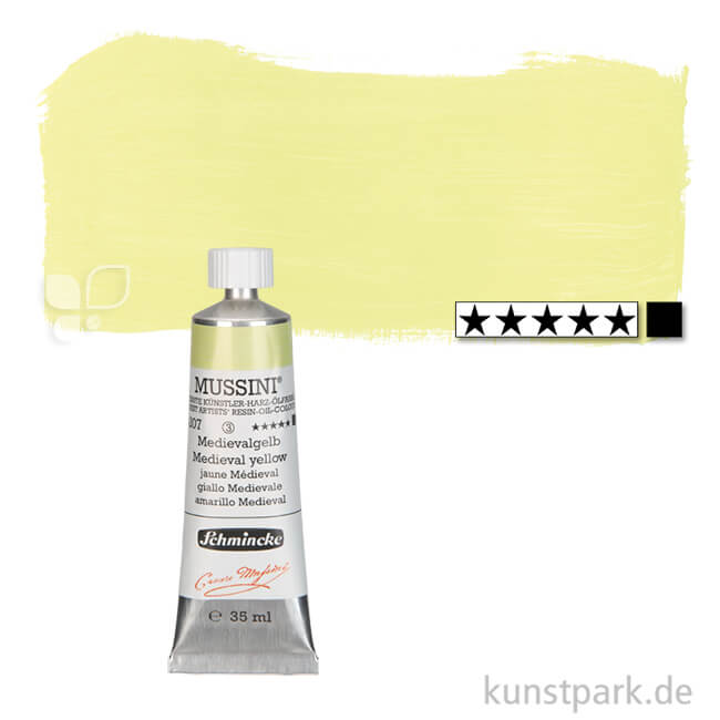 Artikelbild 1 des Artikels “Schmincke MUSSINI Ölfarben 35 ml | 207 Medievalgelb“