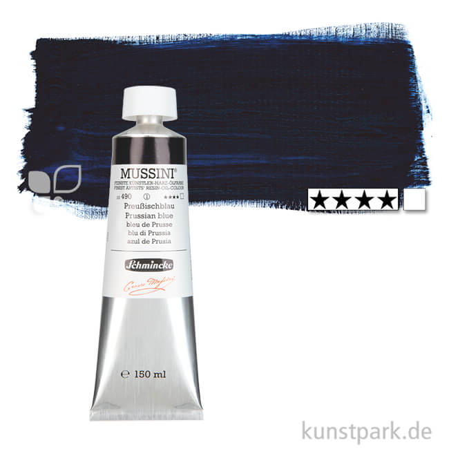 Artikelbild 1 des Artikels “Schmincke MUSSINI Ölfarben 150 ml | 490 Preußischblau“
