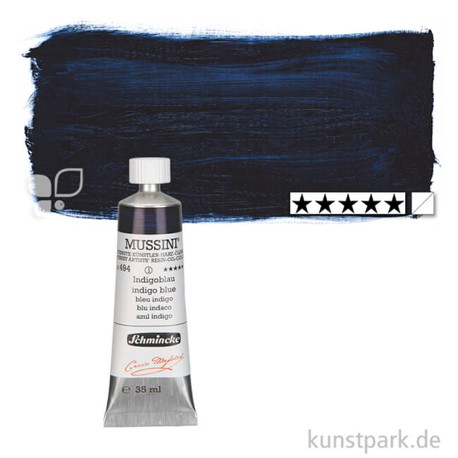 Artikelbild 1 des Artikels “Schmincke MUSSINI Ölfarben 35 ml | 494 Indigoblau“
